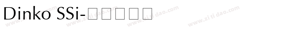 Dinko SSi字体转换
